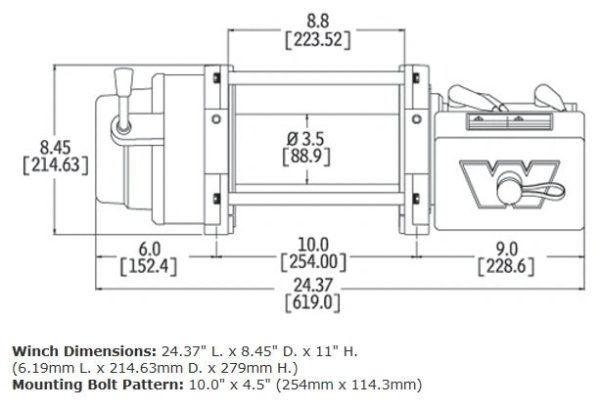 WARN M12 12V Heavyweight Winch - 17801 - Image 4