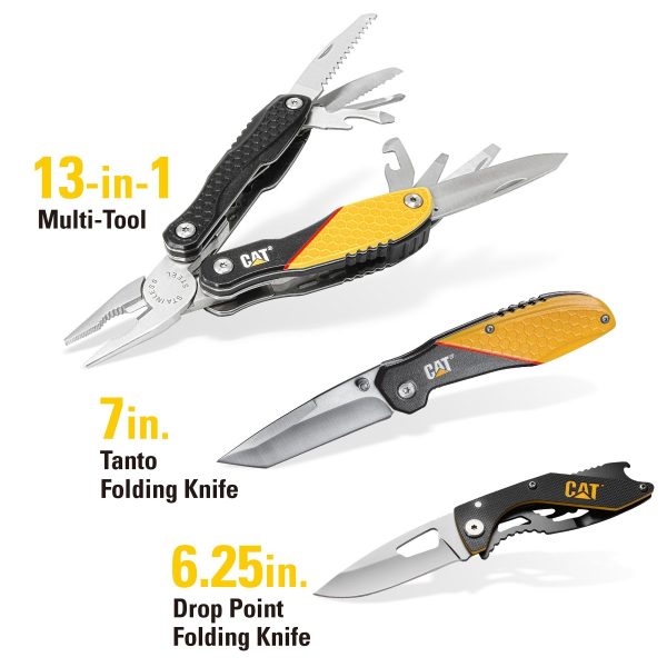 CAT Multi-Tool & Knife Set - Image 2