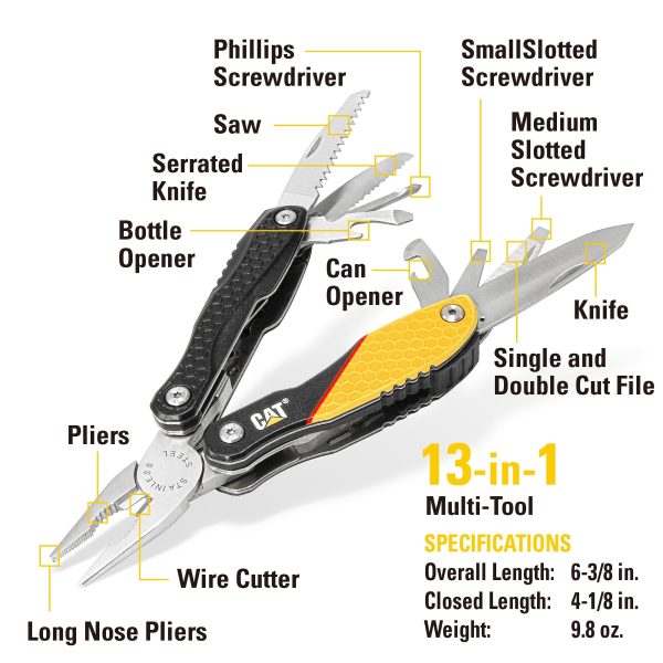 CAT Multi-Tool & Knife Set - Image 3