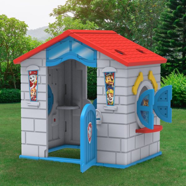PAW Patrol Plastic Indoor/Outdoor Playhouse with Easy Assembly by Delta Children - Image 5