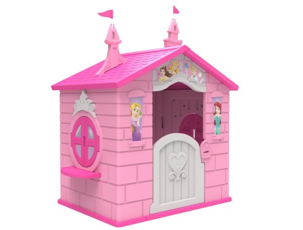 Disney Princess Plastic Indoor/Outdoor Playhouse with Easy Assembly by Delta Children - Image 3