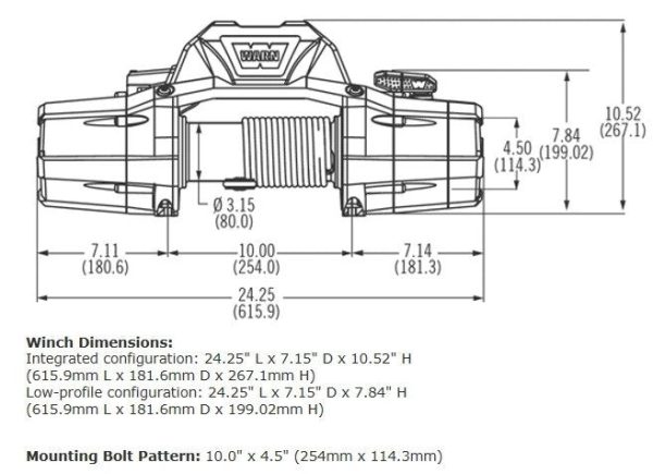 WARN ZEON 10 Winch - 88990 - Image 2