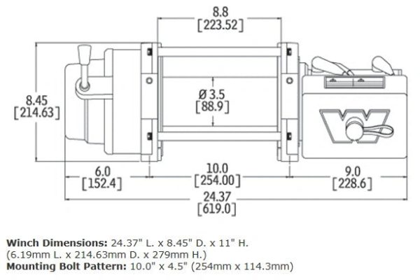 WARN M12 24V Heavyweight Winch - 265072 - Image 2