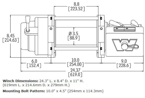 WARN M12-S Heavyweight Winch - 97720 - Image 3