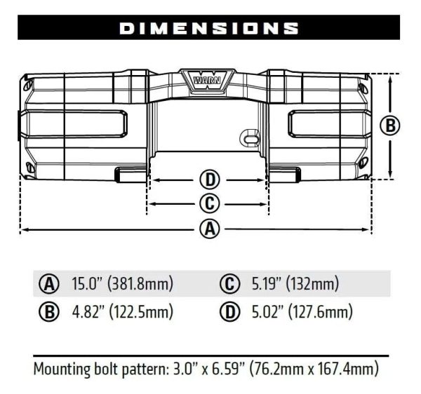 WARN AXON 55 Powersport Winch - 101155 - Image 5